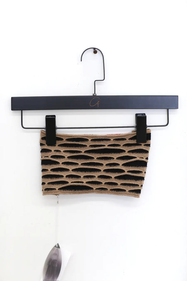 RUI animal print bandeau RSS24KN02 coffee & black